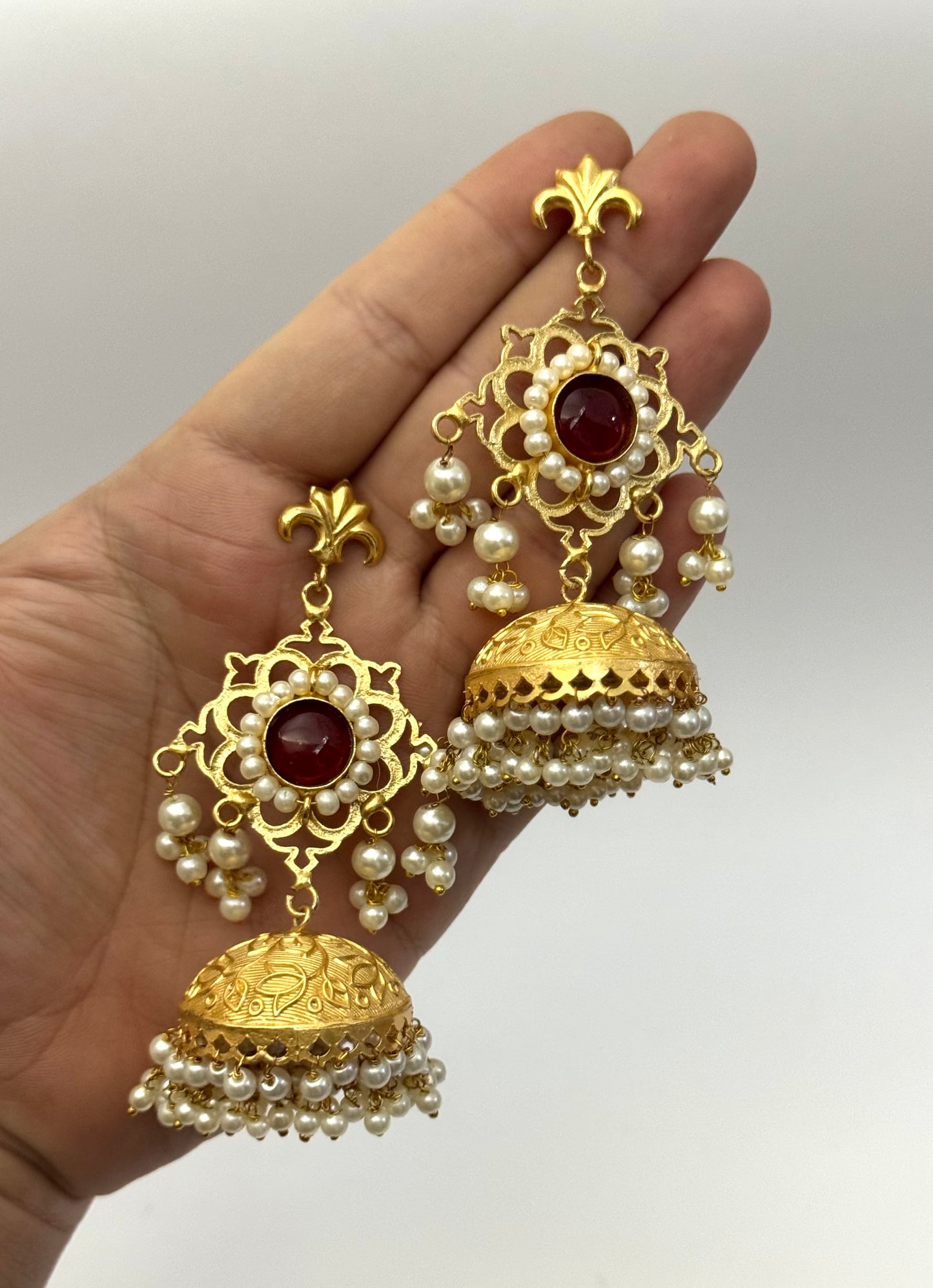 Premium Brass Safeena Jhumka
