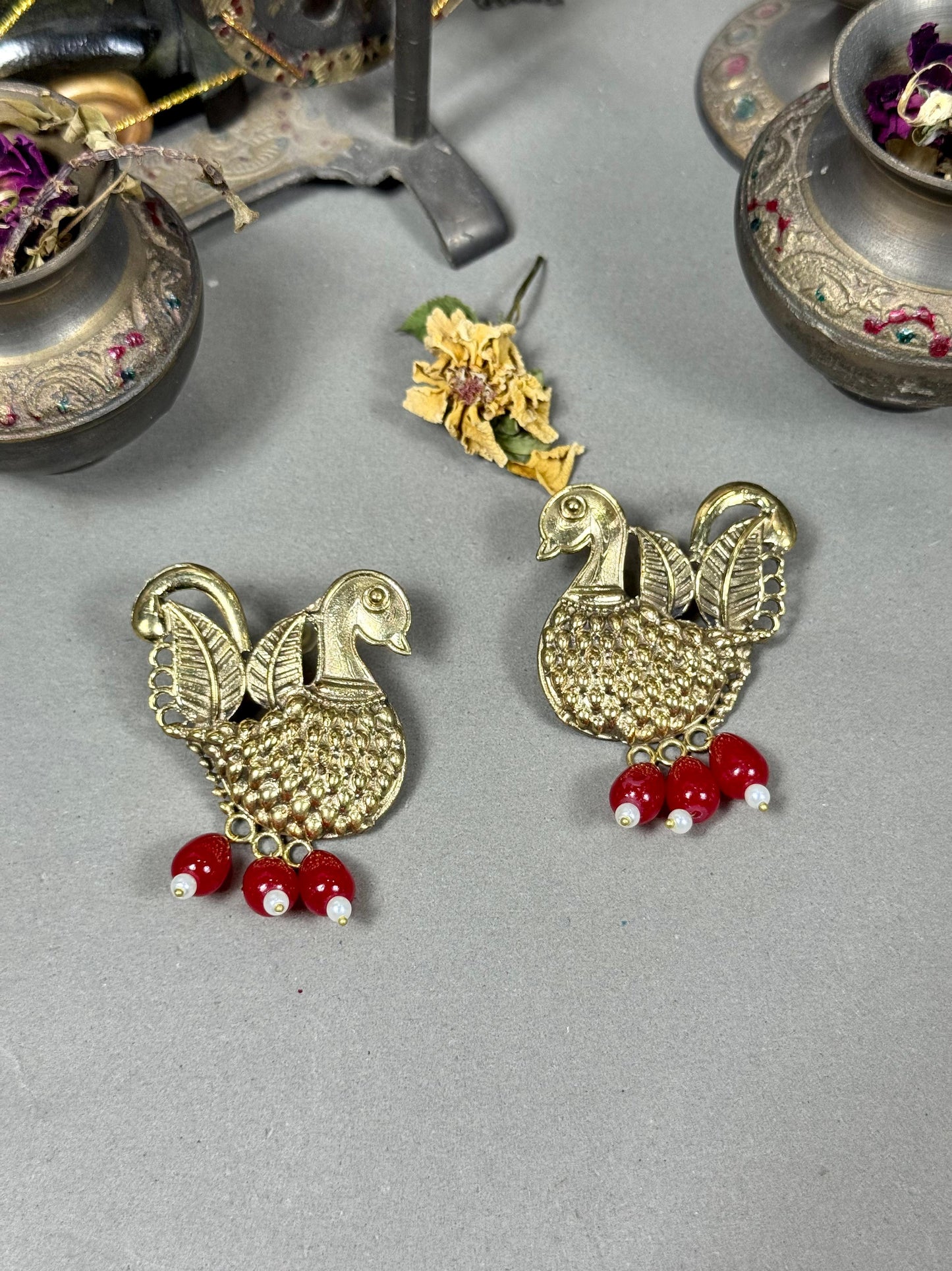 Tribal Bird Earrings
