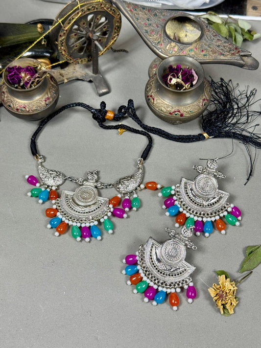 Tribal Multi Choker set