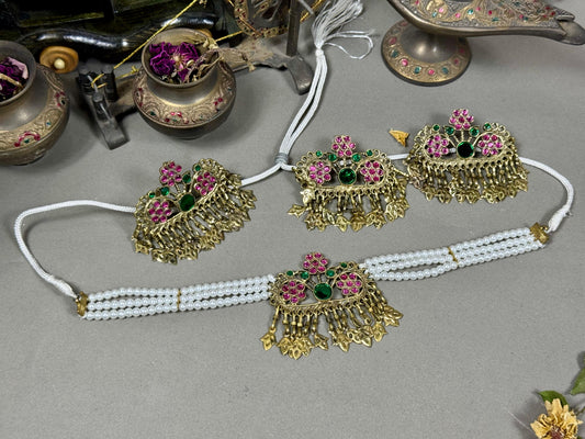 Afghani Multi Choker Set