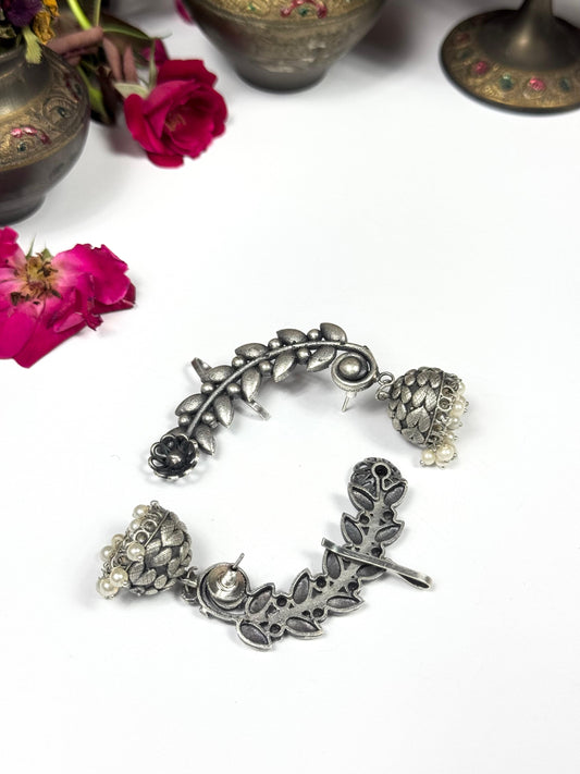 Oxidised Kiara Earrings