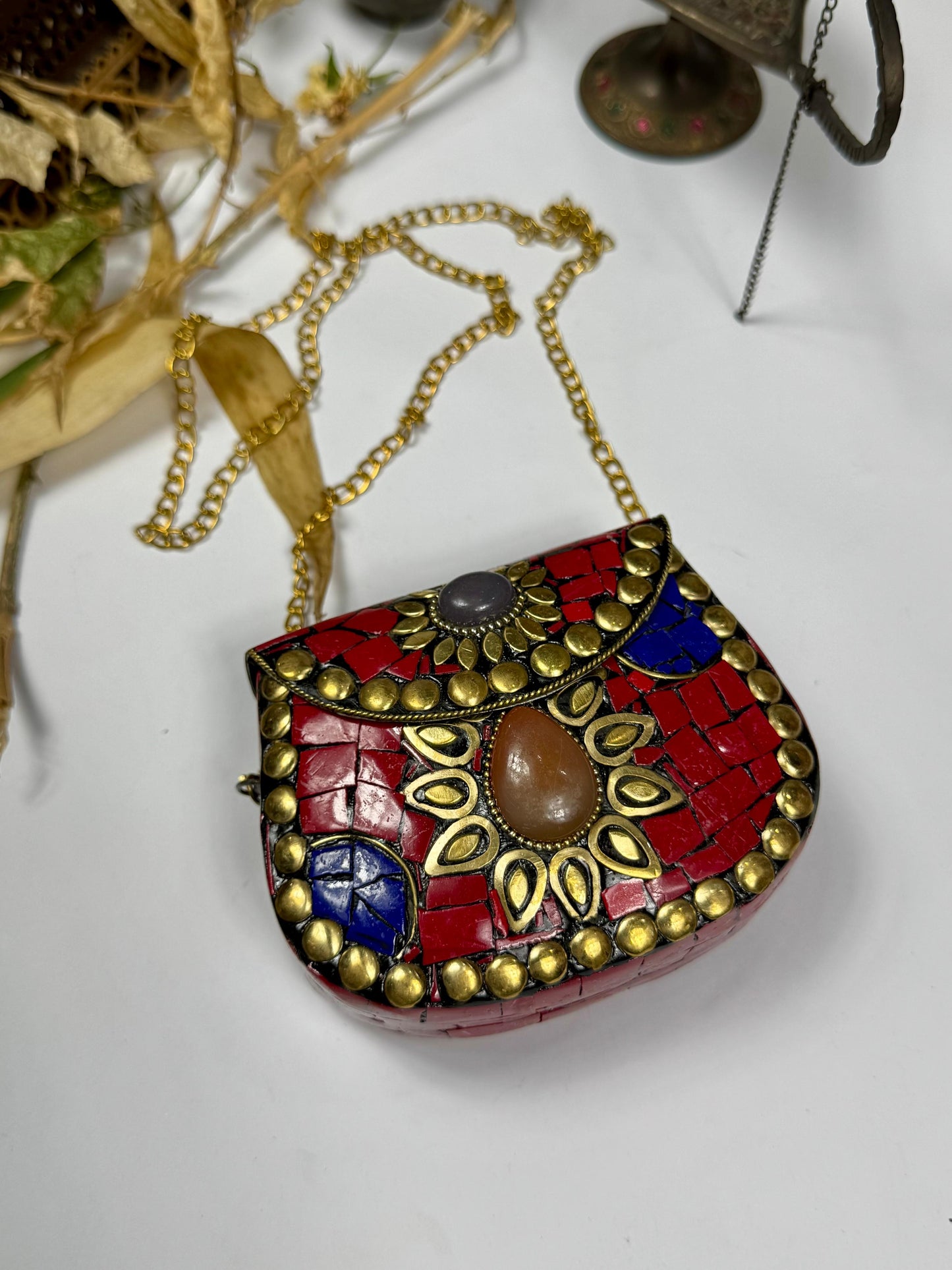 Mini Handmade Nepali clutch